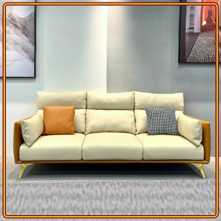 Home Vip - Gris : Ghế Sofa Băng + Phụ Kiện Gối Trang Trí - Màu Xám Tro